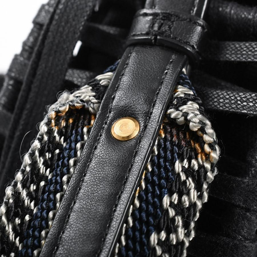 極美品 ステラマッカートニー サークルロゴ ショルダー ハンドバッグ 黒 Stella McCartney（ステラ・マッカートニー） ロゴサークル ショルダー
