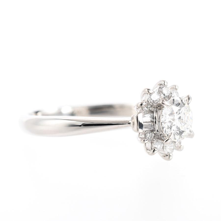 ダイヤ リング  ダイヤ0.365/0.14ct 11号 3.3g レディース 中古A品の画像