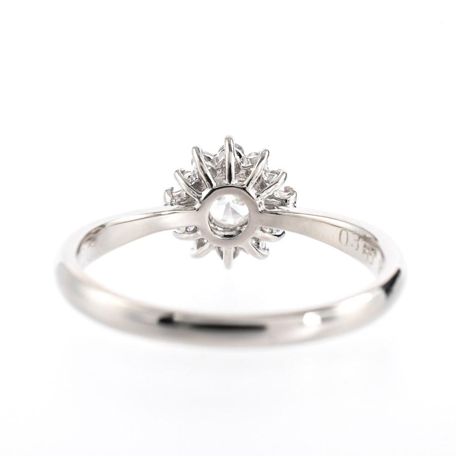 ダイヤ リング  ダイヤ0.365/0.14ct 11号 3.3g レディース 中古A品の画像