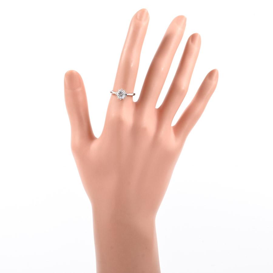 ダイヤ リング  ダイヤ0.365/0.14ct 11号 3.3g レディース 中古A品の画像