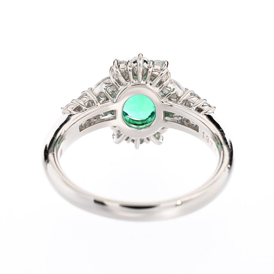 ブラジル産 パライバトルマリン1.97ct/ダイヤ0.98ct 17号 9.3g レディース 中古A品_3