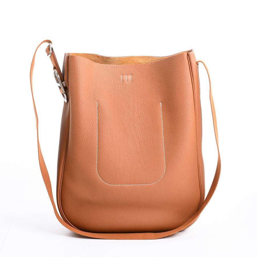 HERMES（エルメス） アンクラージュ ショルダーバッグ ゴールド メンズ