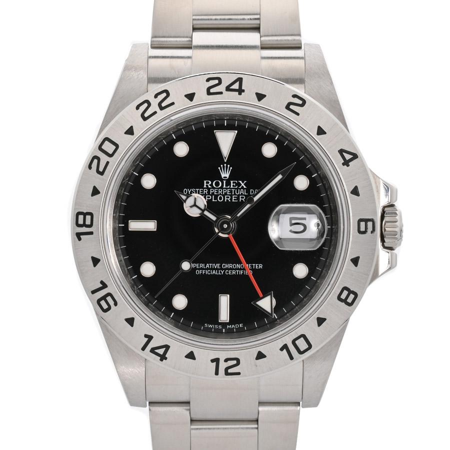 ROLEX（ロレックス） エクスプローラー2 腕時計 16570 M番 ブラック 