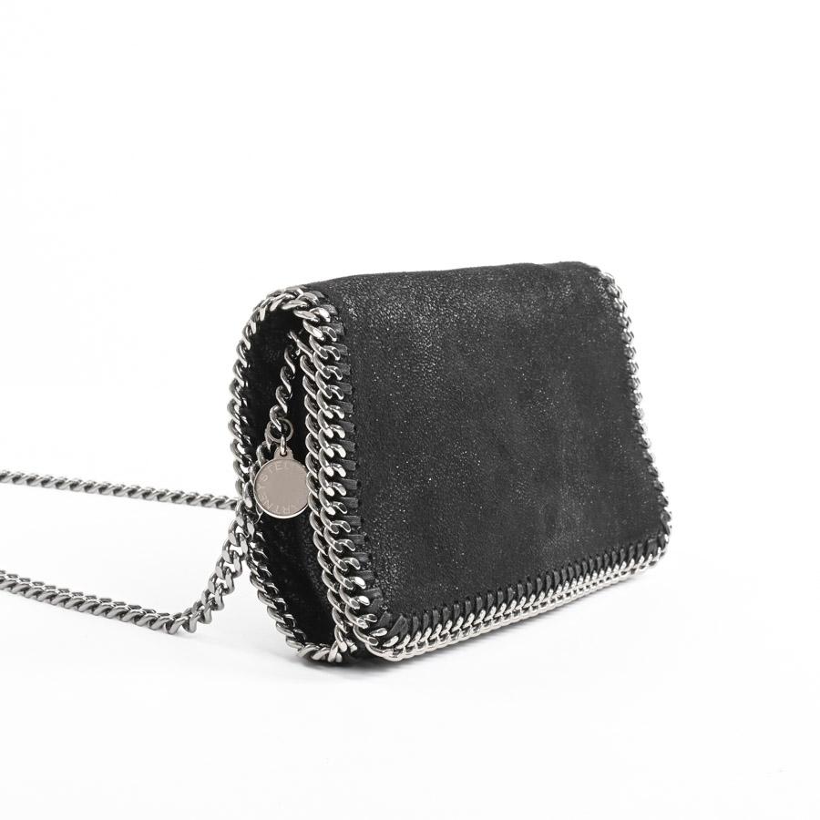 【美品】ステラマッカートニー ファラベラ チェーン ショルダーバッグ ブラック Stella McCartney（ステラ・マッカートニー） ファラベラチェーン