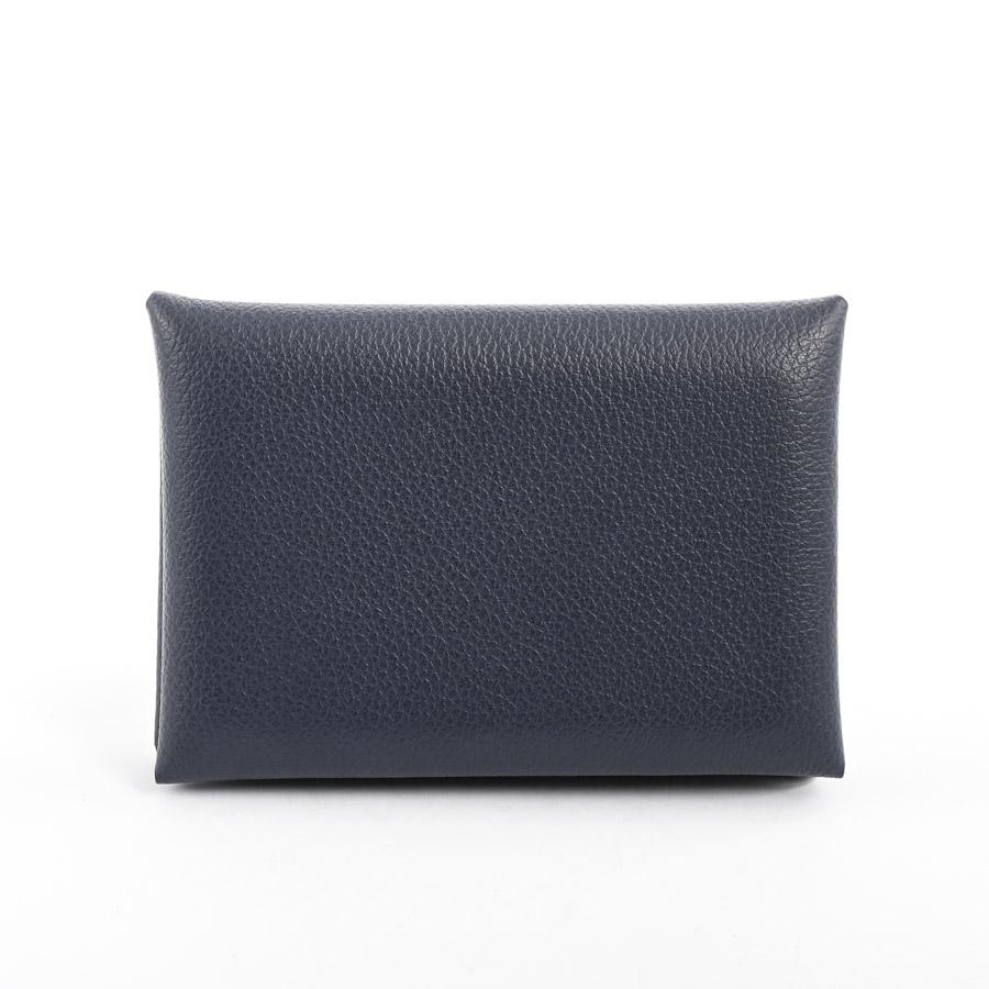 HERMES エルメス ガルヴィ　未使用品　ブルーインディゴ HERMES（エルメス） カルヴィデュオ カードケース ブルーインディゴ