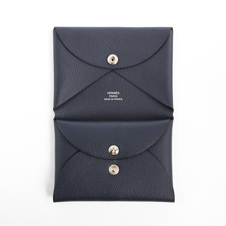 HERMES カルヴィデュオ　ブルーインディゴ　新品未使用 HERMES（エルメス） カルヴィデュオ カードケース ブルーインディゴ