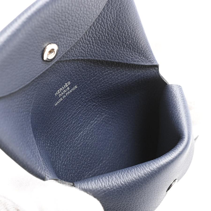 HERMES カルヴィデュオ　ブルーインディゴ　新品未使用 HERMES（エルメス） カルヴィデュオ カードケース ブルーインディゴ