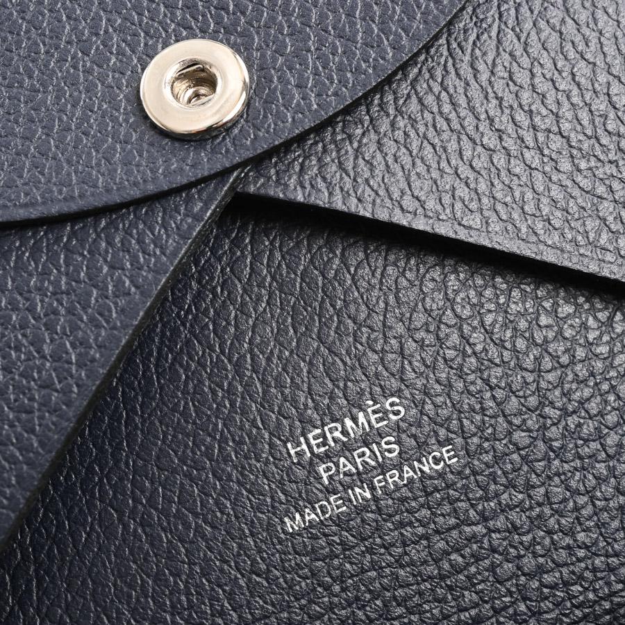 HERMES（エルメス） カルヴィデュオ カードケース ブルーインディゴ