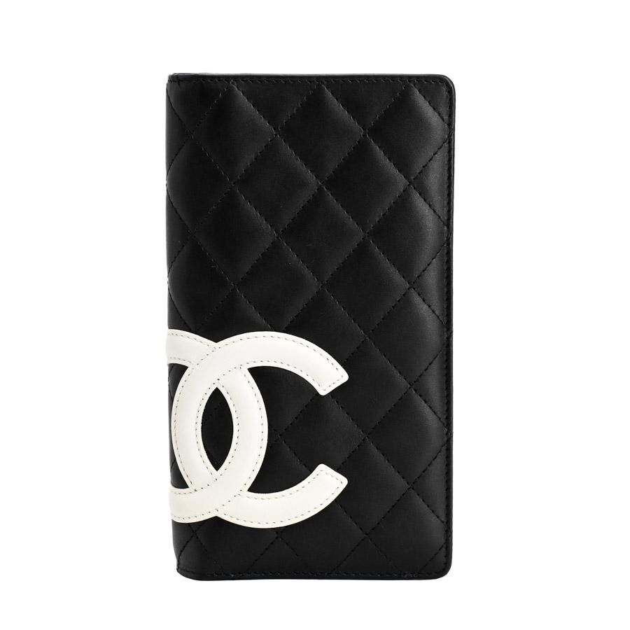 【未使用品】シャネル CHANEL カンボンライン A26717 長財布 CHANEL（シャネル） カンボン2つ折り長財布 長財布 A26717 ブラック