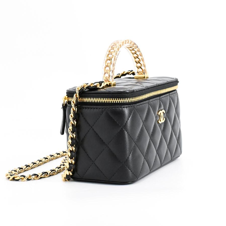 m*e様 CHANEL ブラック ショルダーバッグ CHANEL（シャネル） チェーンヴァニティバッグ ショルダーバッグ