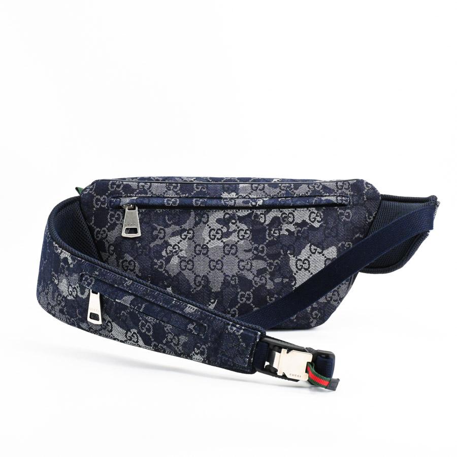 GUCCI（グッチ） ラージボディバッグ ボディバッグ 851706 ネイビー