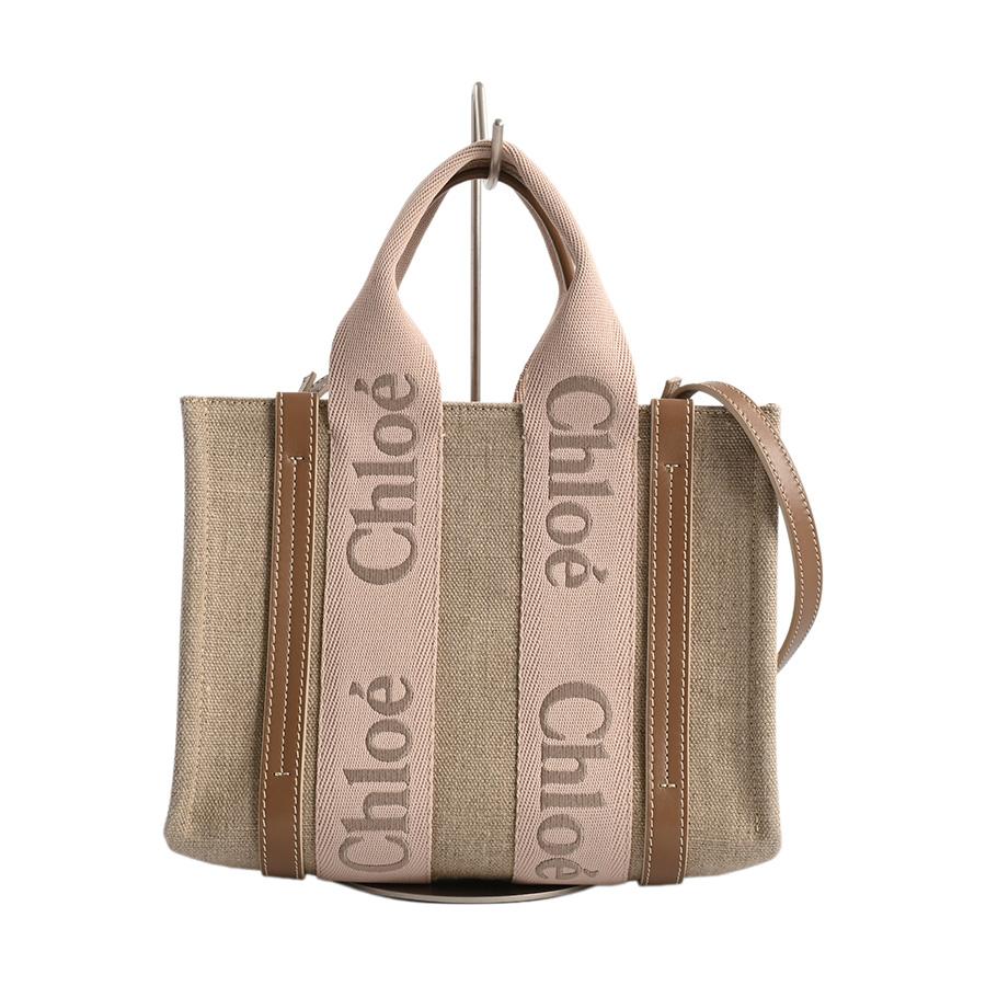 Chloe（クロエ） WOODYスモールトート トートバッグ ベージュ 