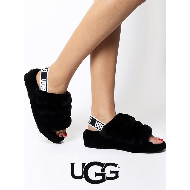 Ugg アグ サンダル ファー ムートン レディース ブランド Womens Fluff Yeah Slide ウィメンズ フラッフ イヤー スライド シープスキン モコモコ B B Rodeo Bros 通販 Yahoo ショッピング