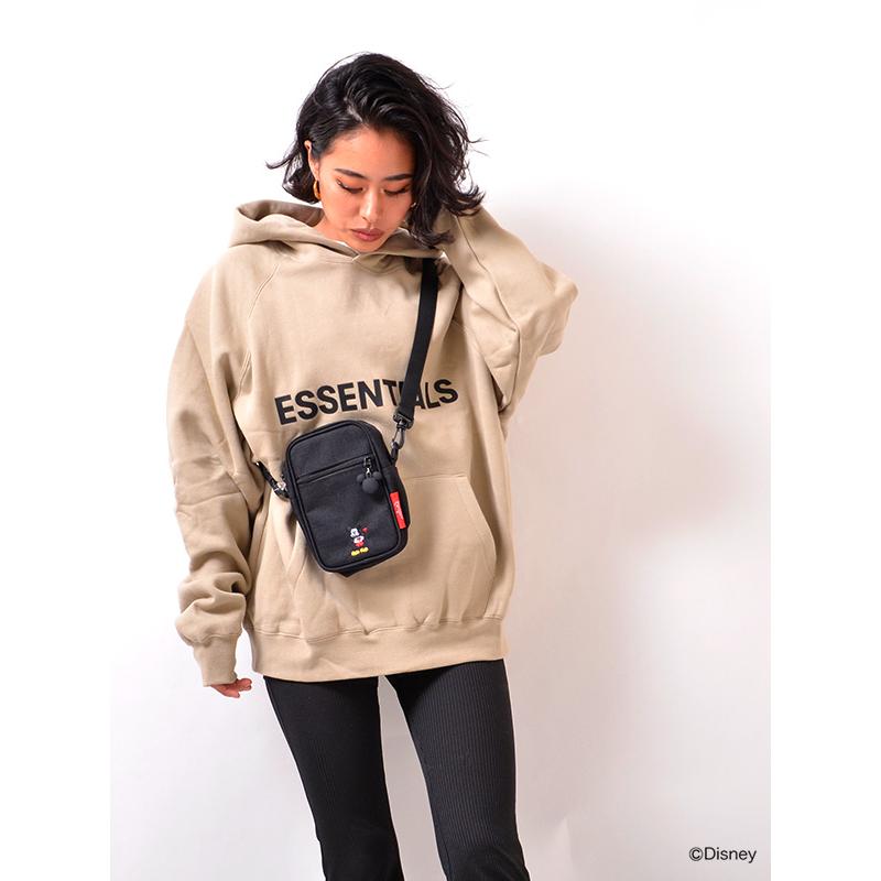 値下げ　マンハッタンポーテージ　ミッキー ショルダーバッグ ベージュ コーデュラ Manhattan Portage（マンハッタンポーテージ） ミッキー ディズニー