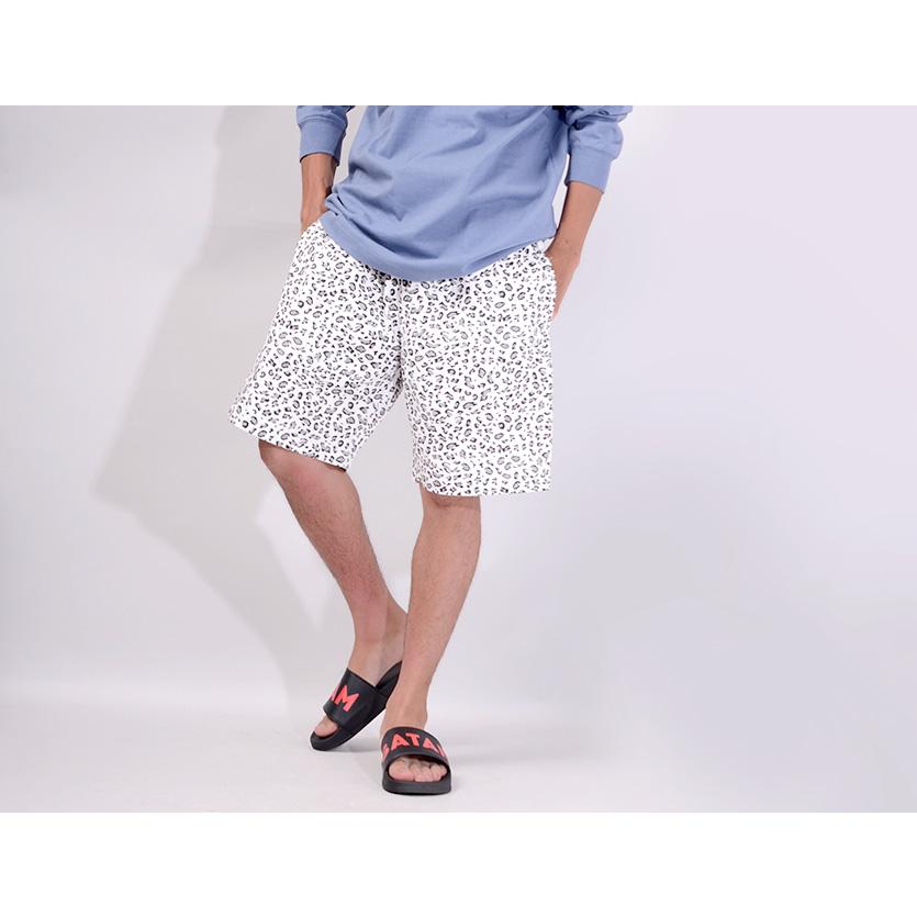 COOKMAN クックマン シェフパンツ ショートパンツ メンズ レディース Short Pants Snow Leopard 231-32968｜rodeobros｜02