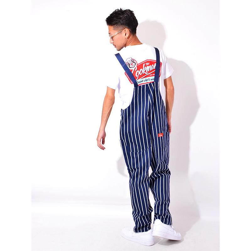 COOKMAN クックマン オーバーオール メンズ レディース Fisherman's Bib Overall STRIPE ストライプ 231-03856_1