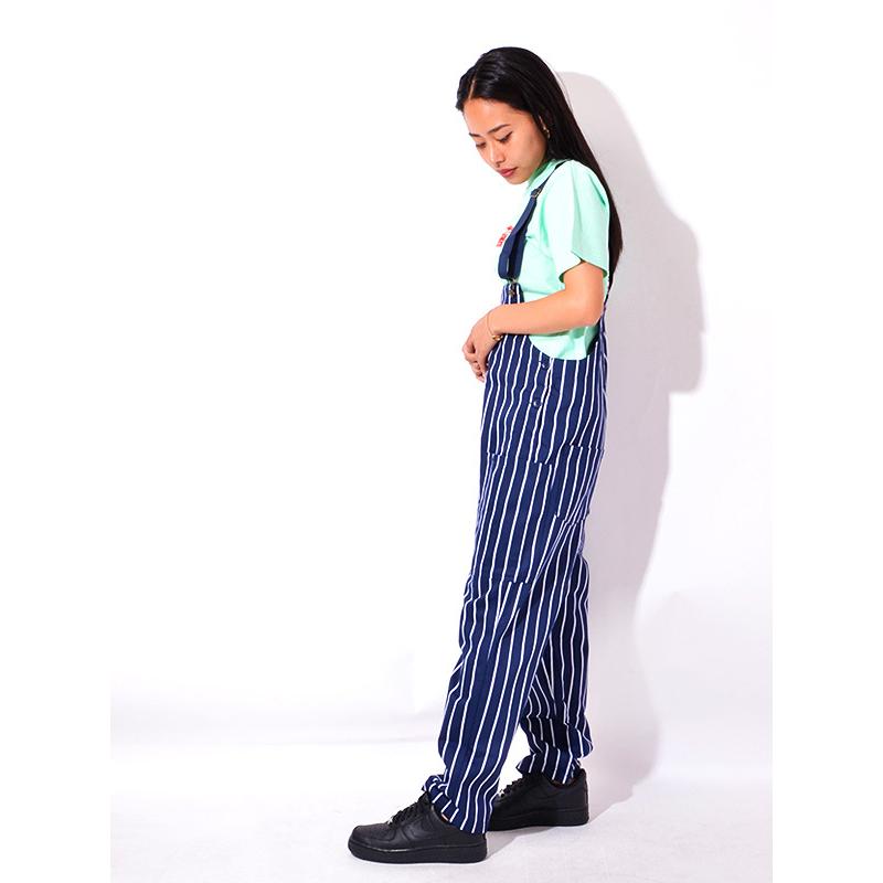 COOKMAN クックマン オーバーオール メンズ レディース Fisherman's Bib Overall STRIPE ストライプ 231-03856_5