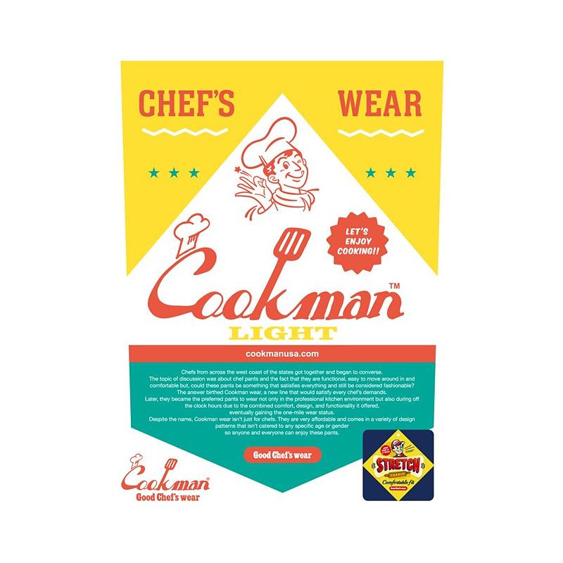 COOKMAN クックマン シェフパンツ メンズ レディース Chef Pants Light イージーパンツ 231-21849｜rodeobros｜11