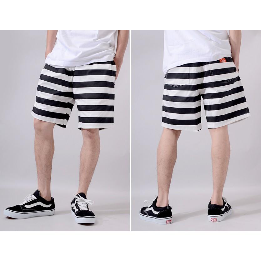 COOKMAN クックマン シェフパンツ ショートパンツ メンズ レディース Chef Short Pants Border ハーフパンツ ショーツ 231-92856｜rodeobros｜03