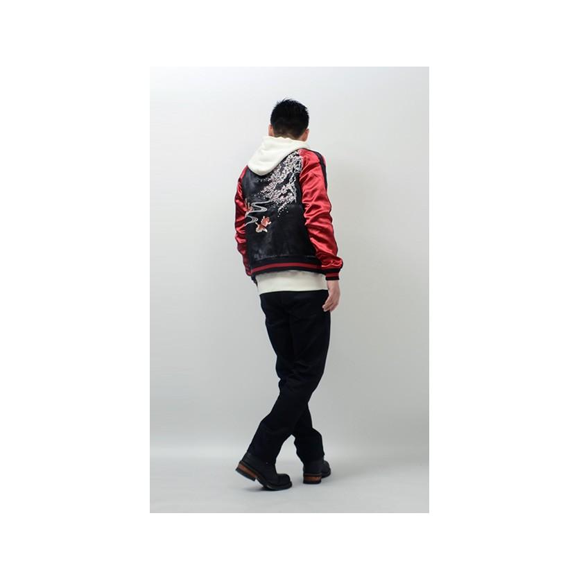 ジャパネスク 和柄 スカジャン 桜 金魚 リバーシブル 刺繍 ジャケット