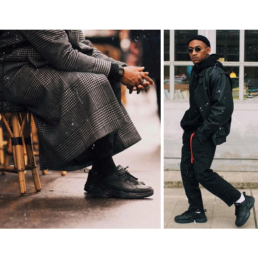 Nike ナイキ スニーカー メンズ レディース 黒 ブラック ランニングシューズ Air Monarch Iv エア モナーク 4 ダットスニーカー ダットシューズ 001 001 Rodeo Bros 通販 Yahoo ショッピング