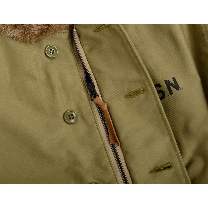 HOUSTON ヒューストン N−1 デッキジャケット スタンダードモデル ジャケット メンズ レディース N-1 DECK JACKET アウター 定番 海軍 日本製 5N-1｜rodeobros｜12