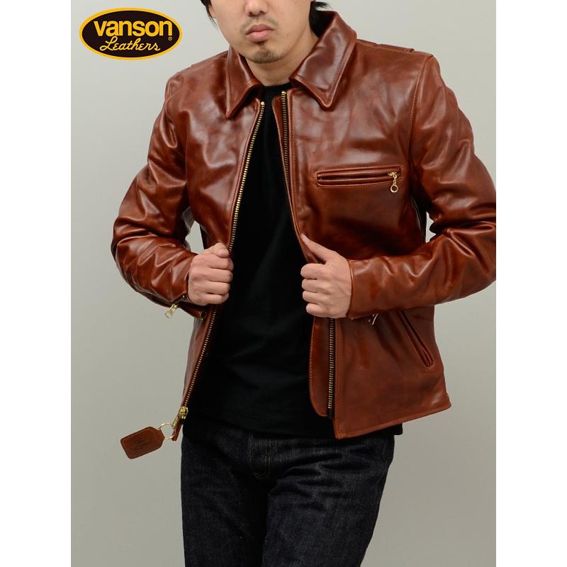 VANSON バンソン レザージャケット メンズ レディース シングル VANSON バンソン レザージャケット メンズ レディース シングル