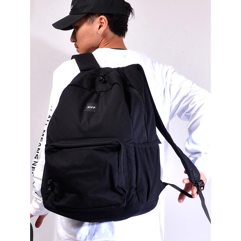 HUF リュック ブラック MISSION BACKPACK（バックパック/リュック）｜HUF（ハフ）の