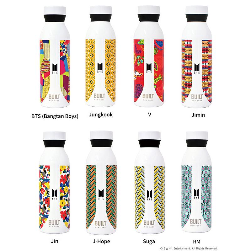 BTS×BUILT ボトル 532ml 保冷 保温 水筒 ステンレスボトル JUNGKOOK V JIMIN JIN J-HOPE 防弾少年団 ARMY｜rodeobros｜03