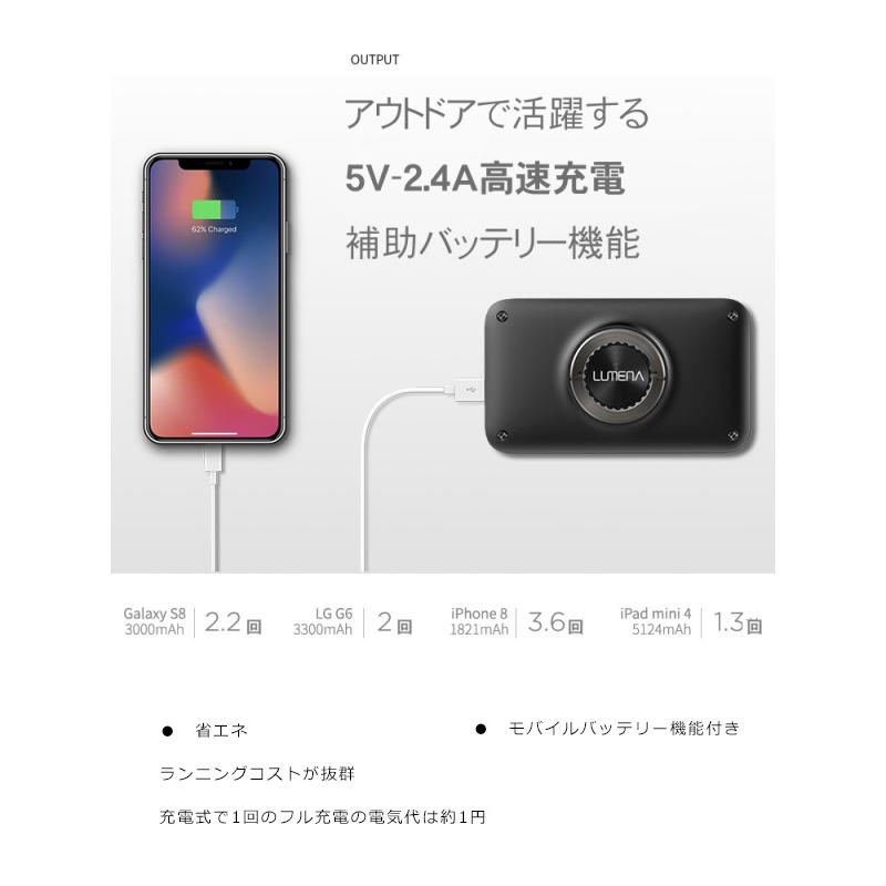 LUMENA（ルーメナー） LUMENA2 ランタン 充電式 LED 1500ルーメン 防災