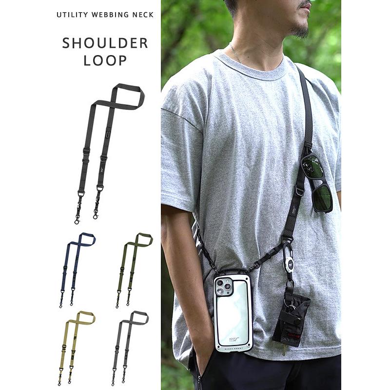 ROOT CO ルートコー キーホルダー ネックストラップ ショルダーストラップ WEBBING NECK SHOULDER GUWN-4318｜rodeobros