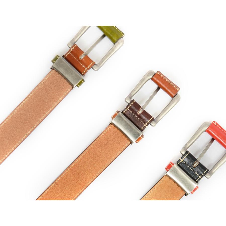 ALPHA INDUSTRIES アルファ ベルト メンズ レザー ベーシック 革巻き