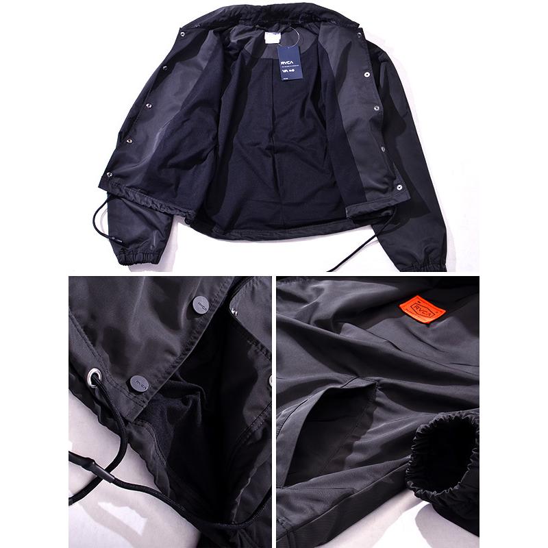 Rvca ルーカ ジャケット コーチジャケット レディース ストリート ショート丈 Short Coach Jacket 043 750 043 750 Rodeo Bros 通販 Yahoo ショッピング