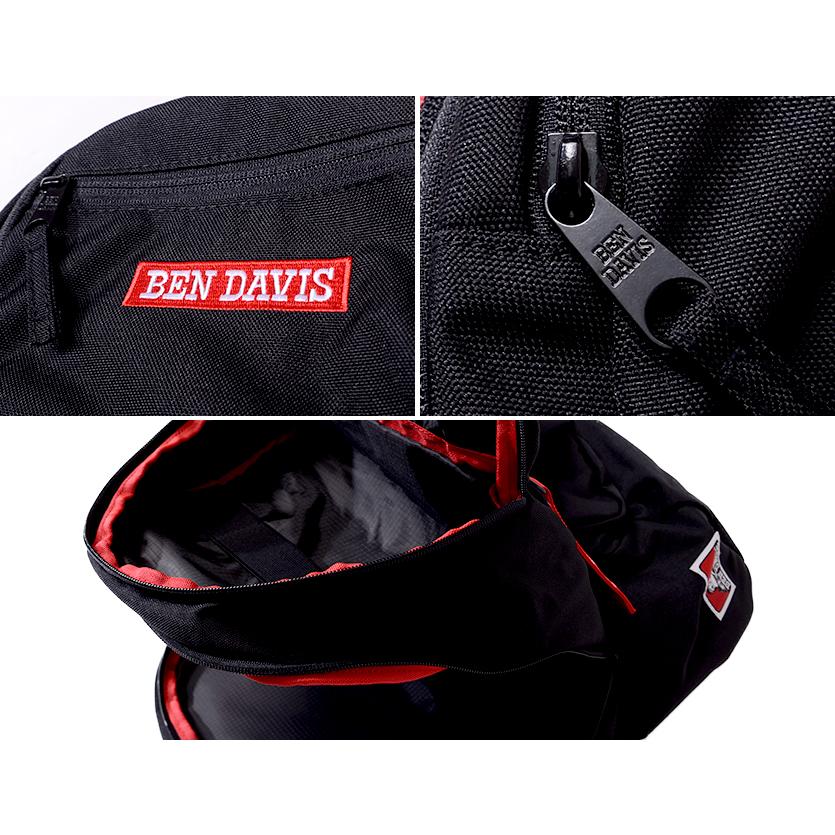 色: ブラックレッド[ベンディビス] リュックサック BDW-9340 BEN DAVIS ベンデイビス リュック レディース メンズ ユニセックス