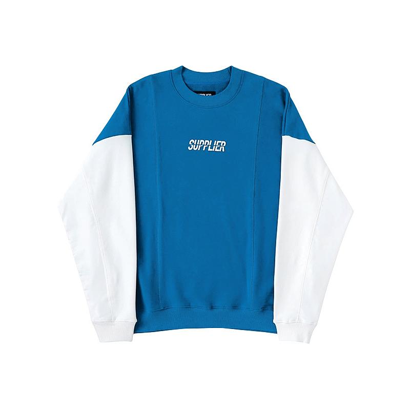 Supplier サプライヤー トレーナー レディース メンズ 裏起毛 ブランド Bicolor Logo Crew Sweat Biccolor L Crew B Bicolor L Crew B Rodeo Bros 通販 Yahoo ショッピング