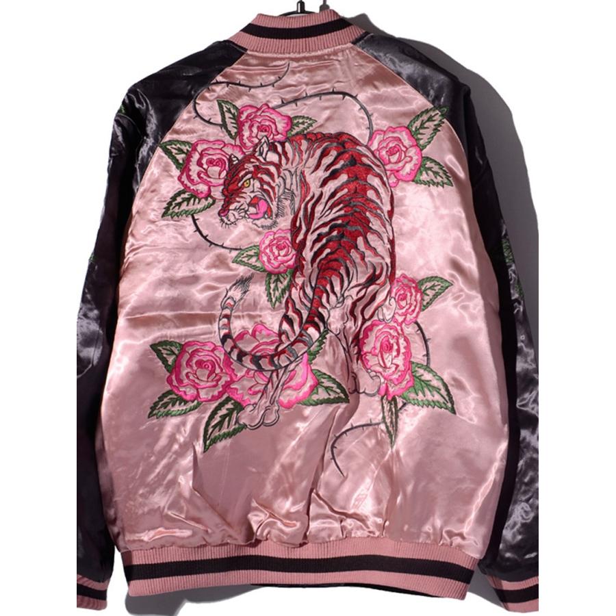 Back Street Crawler スカジャン メンズ レディース バック ストリート クローラー ジャケット Sukajan 洋柄 レッドタイガー ローズ リバーシブル Bsj 001 Bsj 001 Rodeo Bros 通販 Yahoo ショッピング