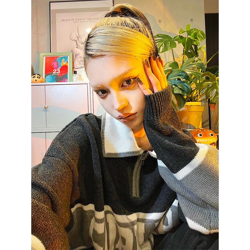 在庫処分】SUPPLIER サプライヤー ニット レディース メンズ ゆったり