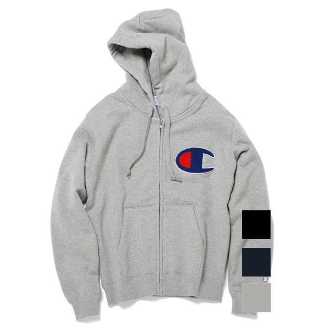 Champion チャンピオン パーカー レディース メンズ スウェット 大きいサイズ 裏起毛 ビック Cロゴ ワッペン ジップアップ ベーシック 部屋着 日本規格 C3 E128 C3 E128 Rodeo Bros 通販 Yahoo ショッピング
