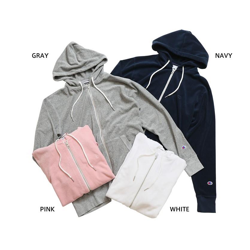 Champion チャンピオン パーカー レディース メンズ ユニセックス ブランド 薄手 白 ピンク パイル生地 パイル ジップパーカー 日本規格 C3 P106 C3 P106 Rodeo Bros 通販 Yahoo ショッピング