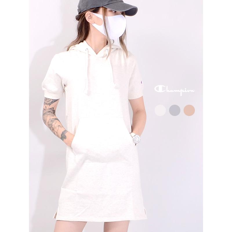 Champion チャンピオン ワンピース 半袖 パーカー レディース トップス 薄手 Uvカット 紫外線 Cロゴ 無地 スウェット スウェットパーカー 日本規格 Cw K106 Cw K106 Rodeo Bros 通販 Yahoo ショッピング