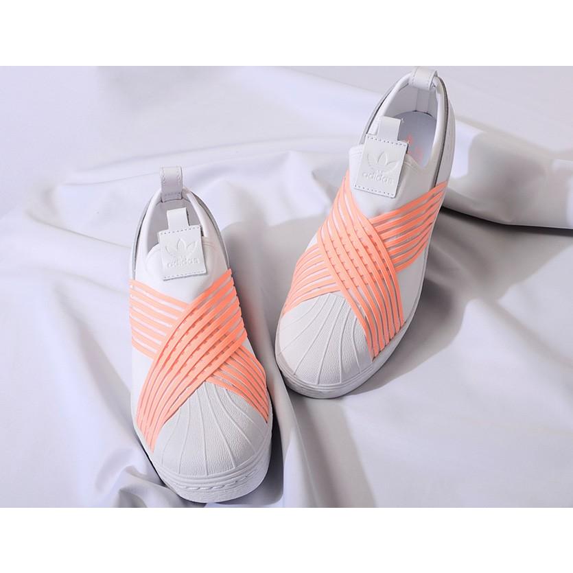 Adidas Originals アディダス オリジナルス スニーカー レディース 白 スリッポン 通学 合皮 軽量 スーパースター Ss Slipon W Superstar D D Rodeo Bros 通販 Yahoo ショッピング