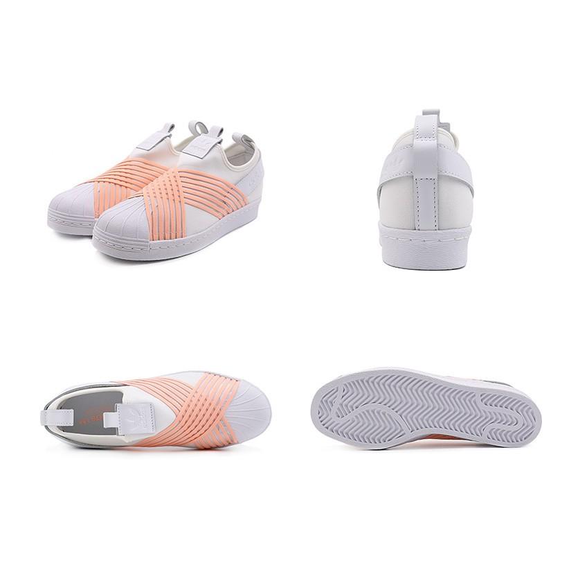 Adidas Originals アディダス オリジナルス スニーカー レディース 白 スリッポン 通学 合皮 軽量 スーパースター Ss Slipon W Superstar D D Rodeo Bros 通販 Yahoo ショッピング
