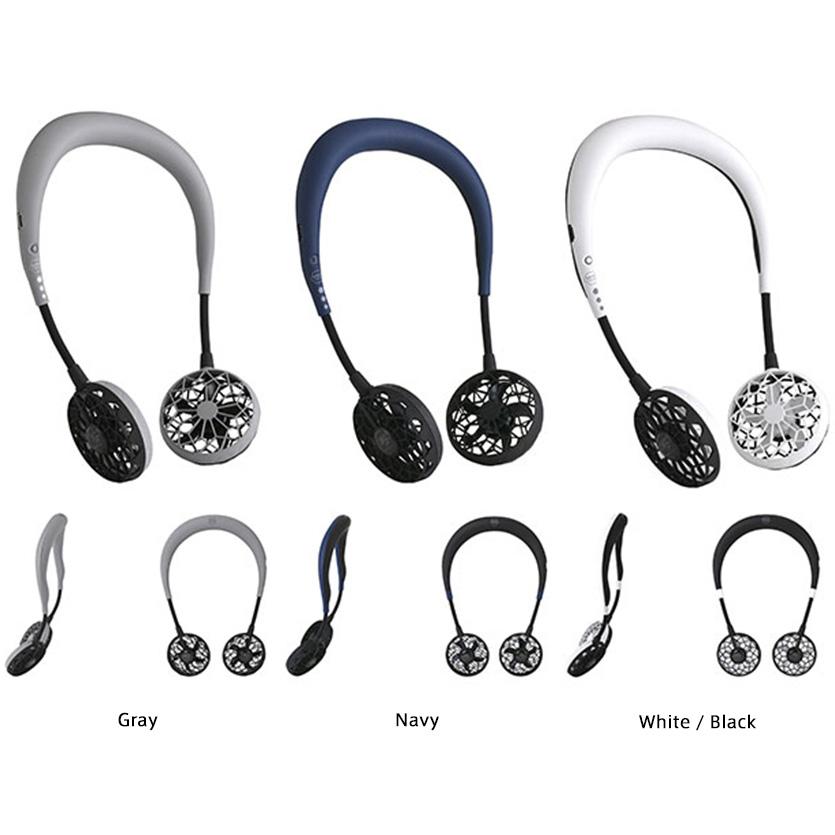 W Fan ダブルファン ハンズフリー 扇風機 ポータブル ハンディファン