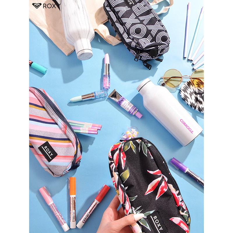ROXY ロキシー ペンケース おしゃれ かわいい 大容量 高校生 ポーチ DA