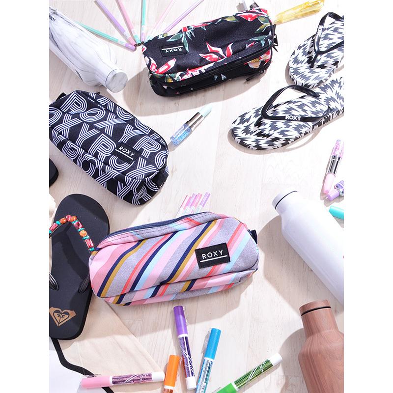 ROXY ロキシー ペンケース おしゃれ かわいい 大容量 高校生 ポーチ DA