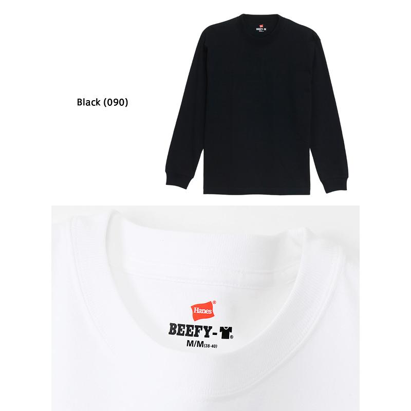 Hanes BEEFY ロングスリーブ ヘインズ ビーフィー 長袖 Tシャツ メンズ レディース パックTシャツ パックT H5186｜rodeobros｜20