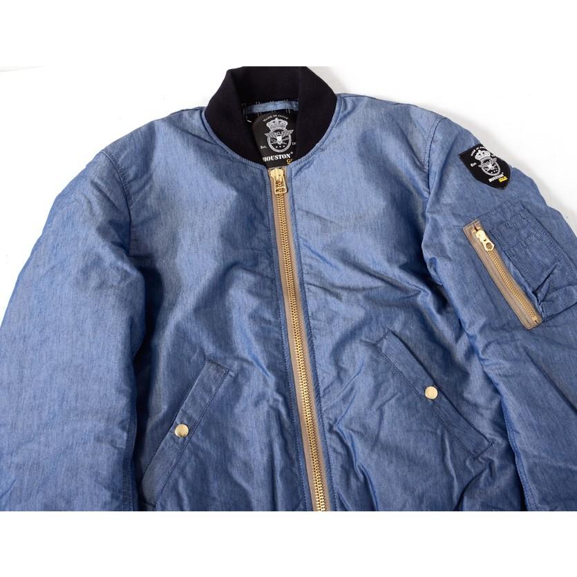 HOUSTON（ヒューストン） ゴールド HOUSTON GOLD MA-1 大きいサイズ