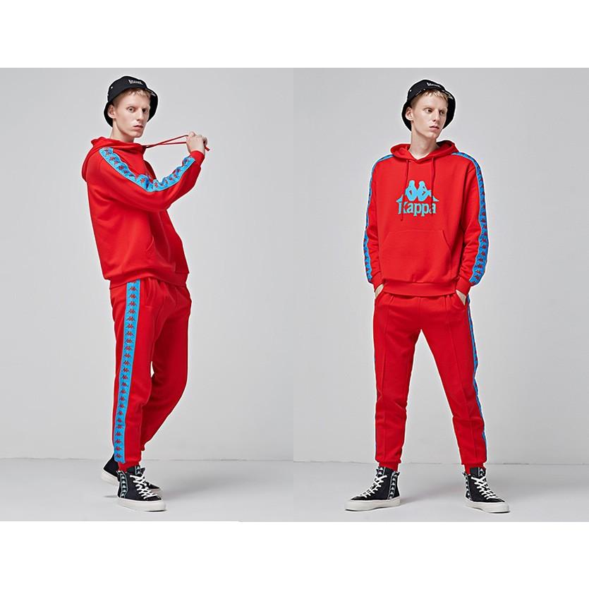 【定価8万】DRESSCAMP x Kappa コラボジャージ 赤 Kappa（カッパ） Kappa banda ジャージ パンツ トラックパンツ メンズ