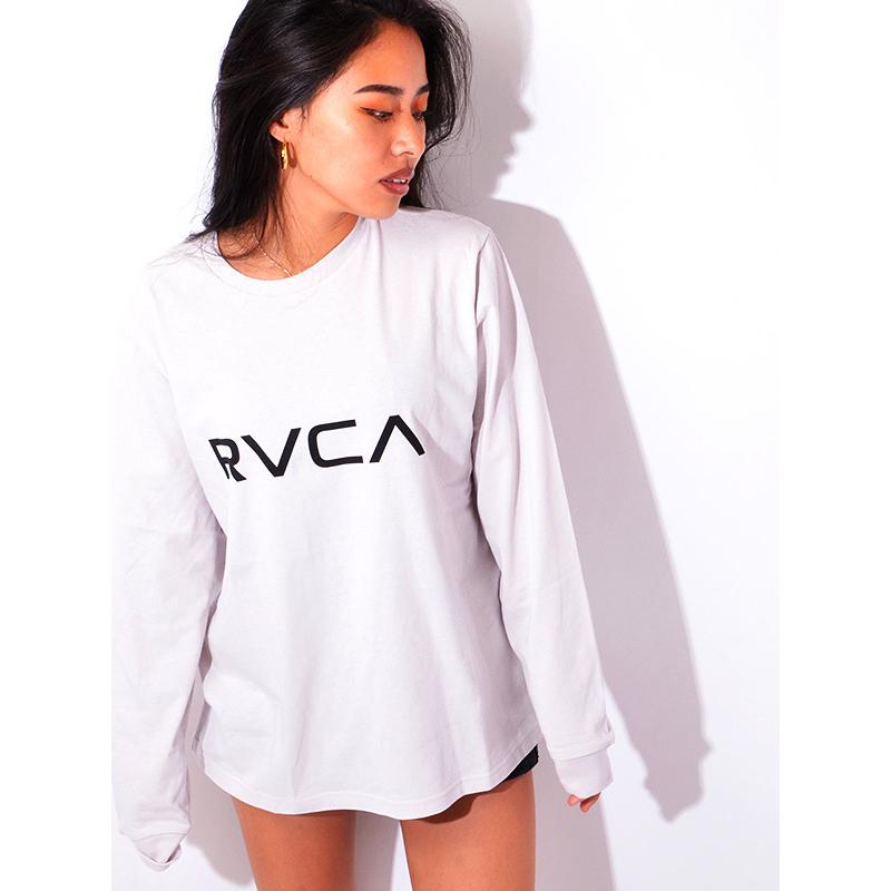 再生産なし ルーカ RVCA ビッグロンT ピンクS RVCA ルーカ ロンT Tシャツ メンズ レディース 長袖 おしゃれ ブランド