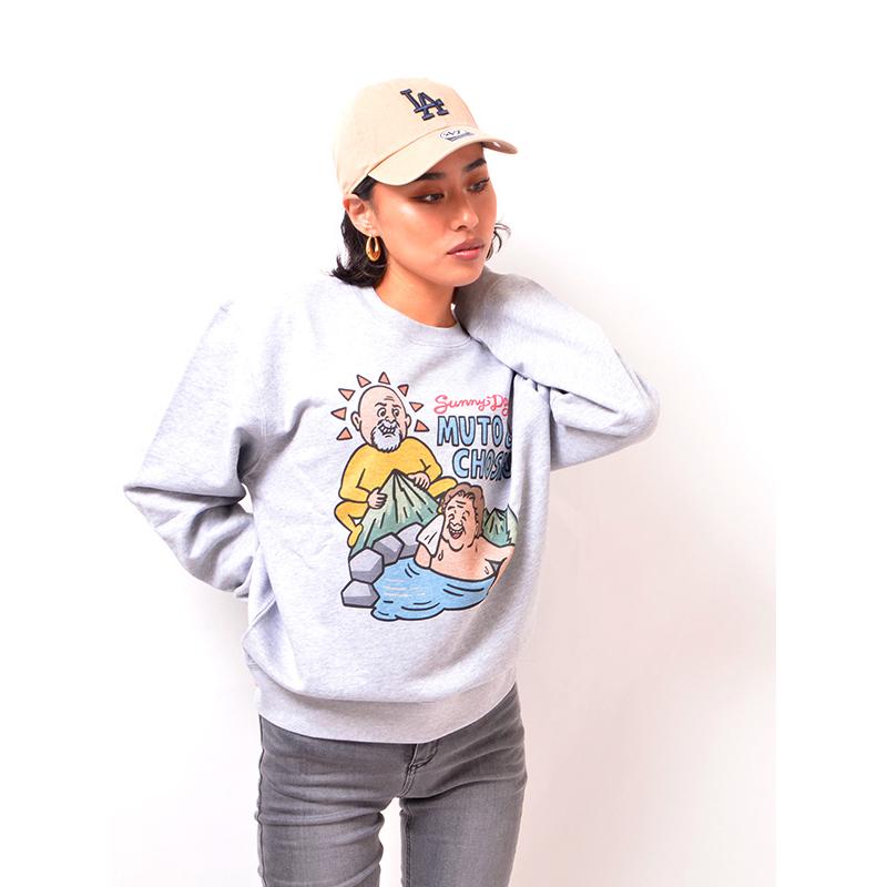 長州 力 武藤 敬司 トレーナー スウェット レディース メンズ 温泉 綿